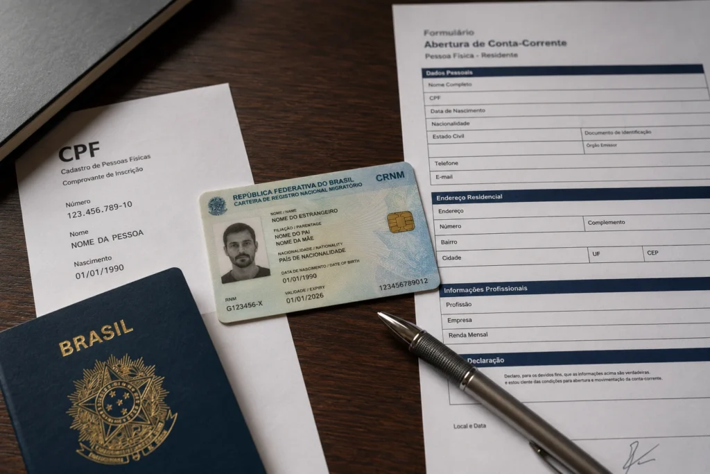 ChatGPT image July 24, 2026 12:20:23 Documents Required for Bank Accounts for Foreign Residents and Non-Residents