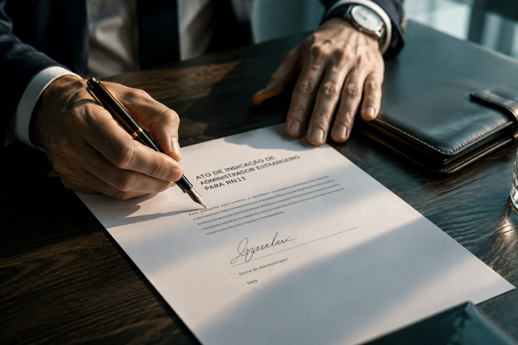 ChatGPT image Aug. 5, 2026 22 39 36 Documents Required for an RN11 Visa for an Administrator in Brazil